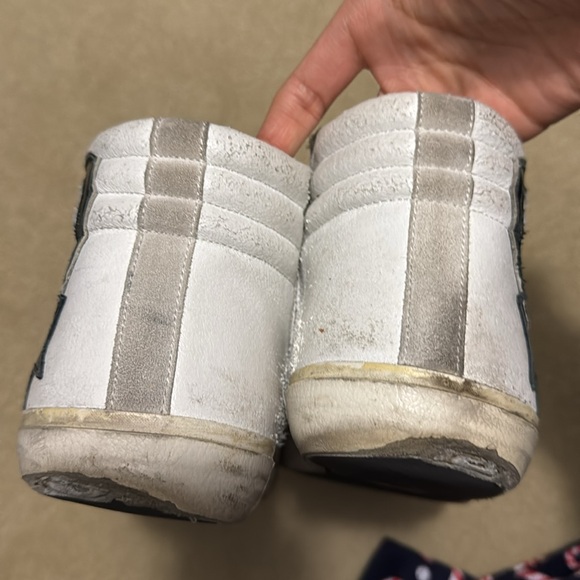 Men’s Golden Goose Distressed Leather High Top Sneakers - Picture 5 of 6